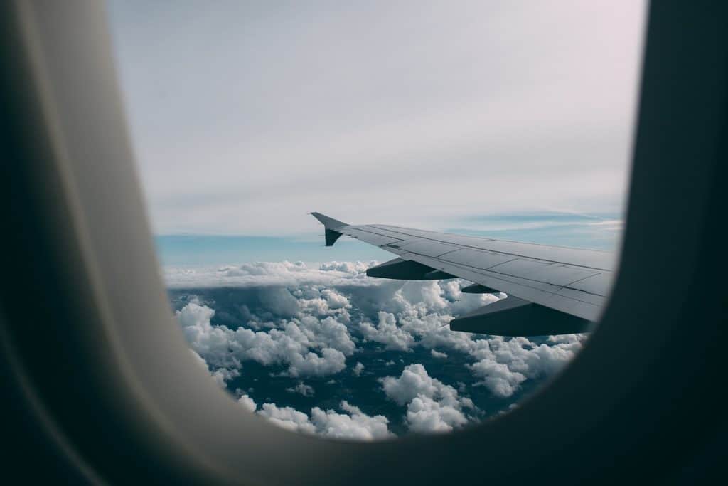 מבט מחלון ממטוס